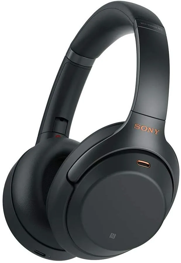 Sony Sony WH-1000XM3/B Wireless Noise-Cancelling Over-Ear Headphones (Black) — product photo