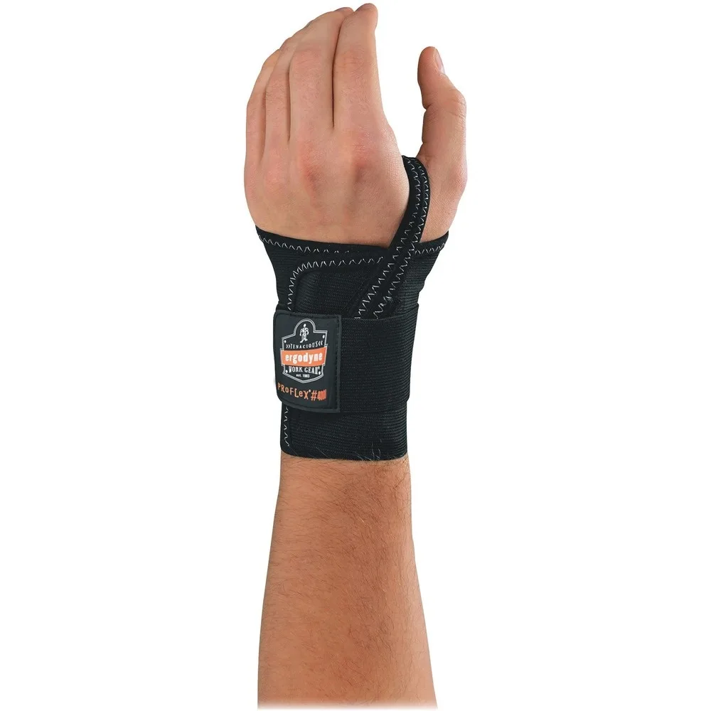 Ergodyne Ergodyne 70014 ProFlex 4000 Single Strap Wrist Support Medium Left Black — product photo