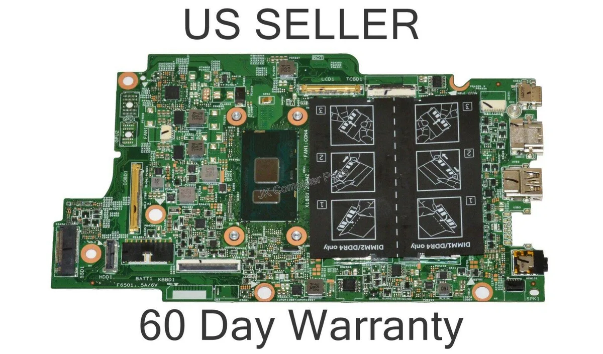 DELL DELL Latitude 13 3379 Motherboard Intel Core i3 2.0GHz NMKX7 — product photo