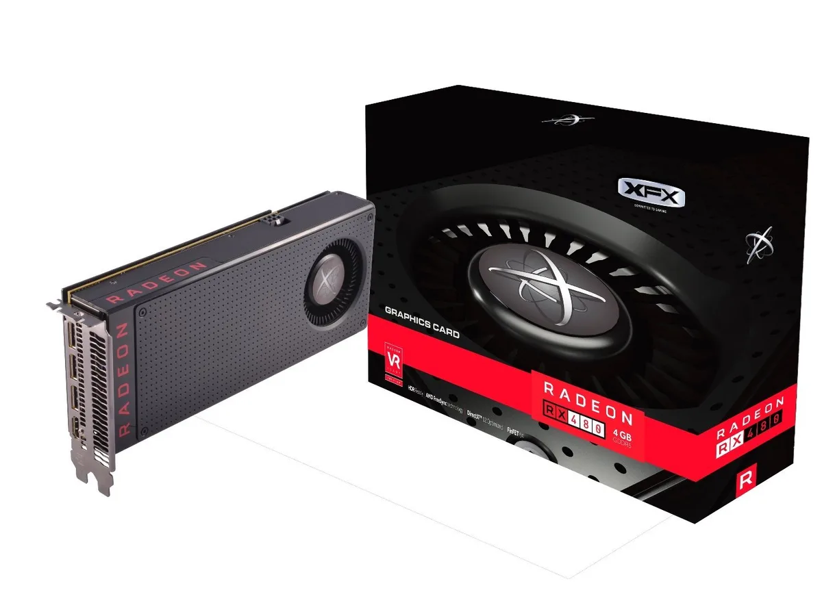 XFX XFX Radeon RX 480 4GB Blower Graphics Card — product photo