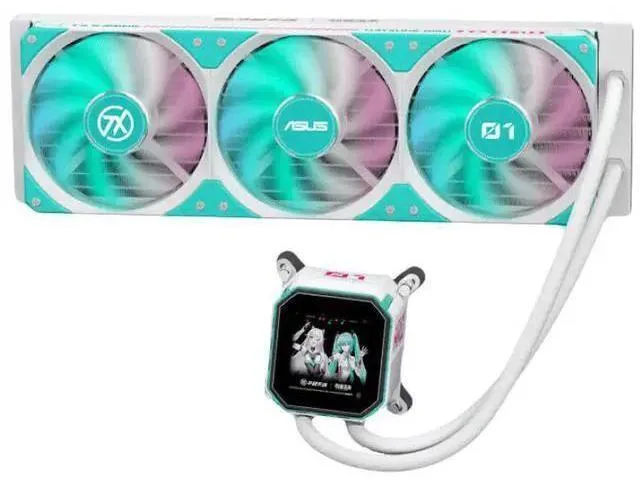 ASUS ASUS TX Gaming LC III 360 ARGB LCD Miku Edition liquid cooler — product photo