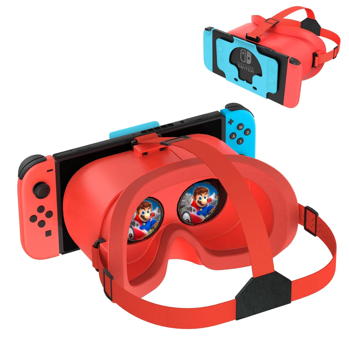 DEVASO Upgraded VR Headset Orange & Blue 6 inch 100 FOV — product photo