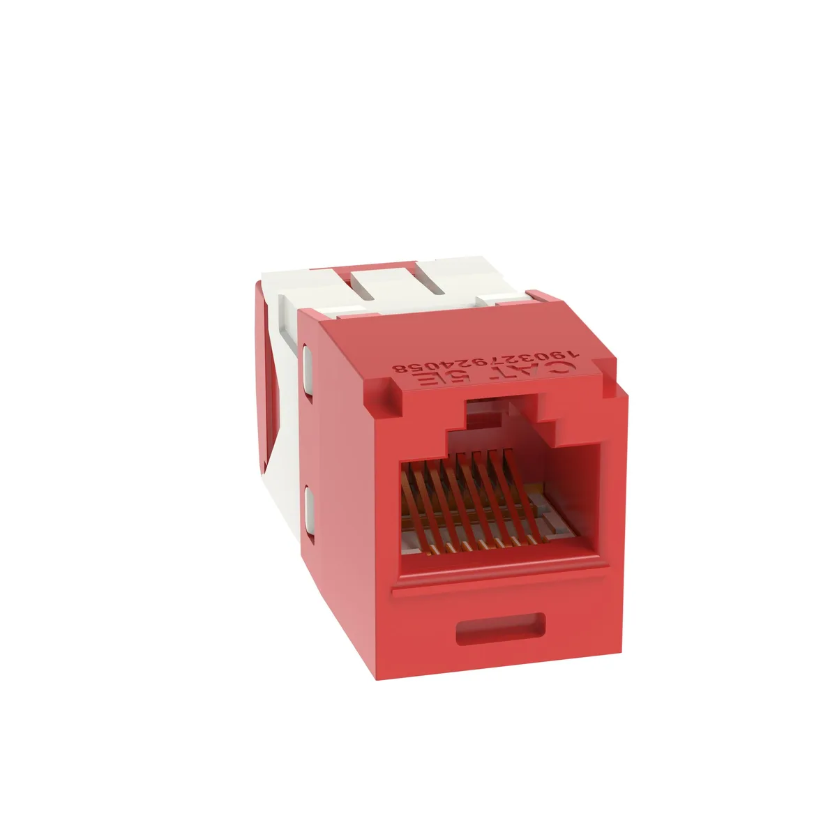 Panduit Panduit Mini-Com TX5e UTP Connector Red — product photo
