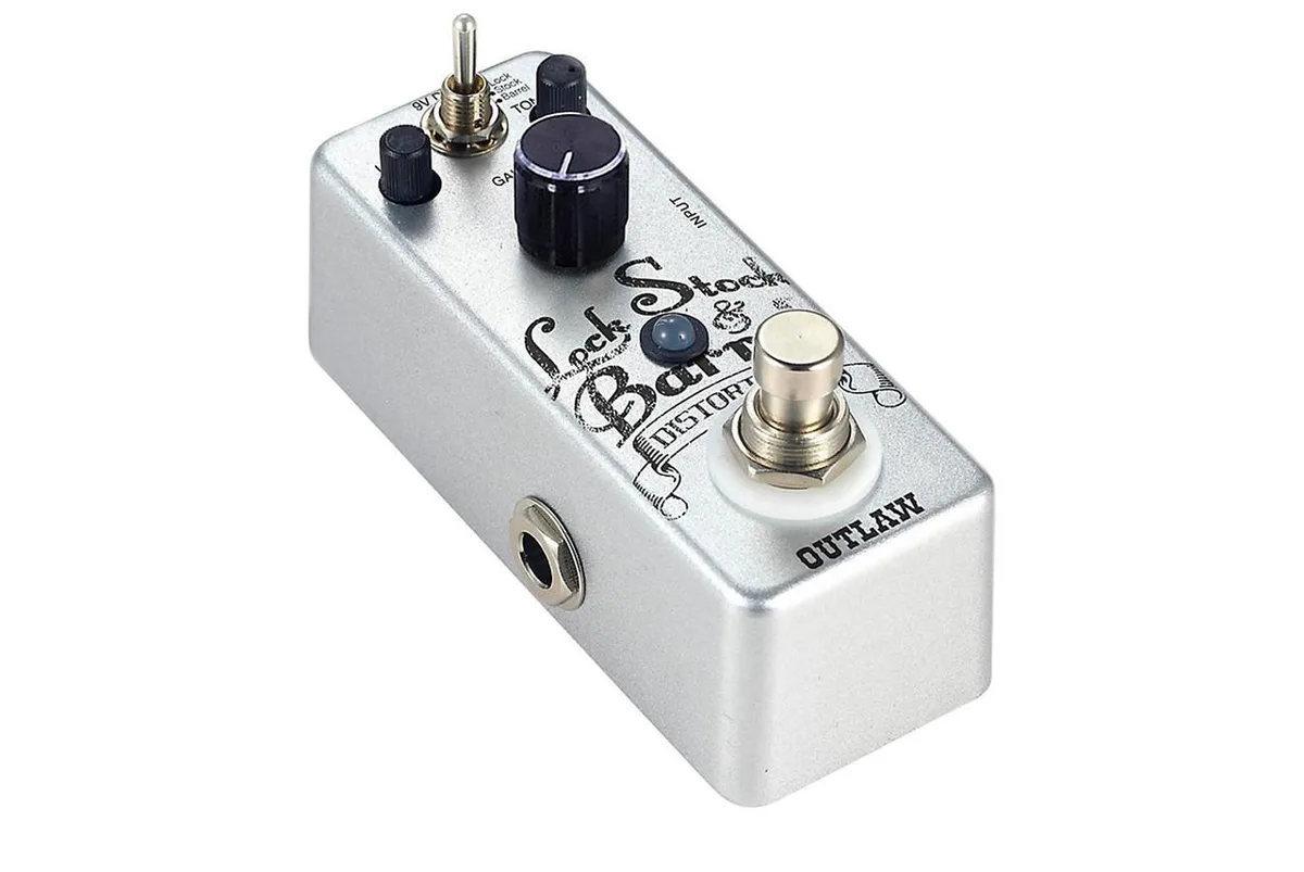 Outlaw Effects Outlaw Effects Lock-Stock-Barrel Distortion Guitar Pedal — product photo