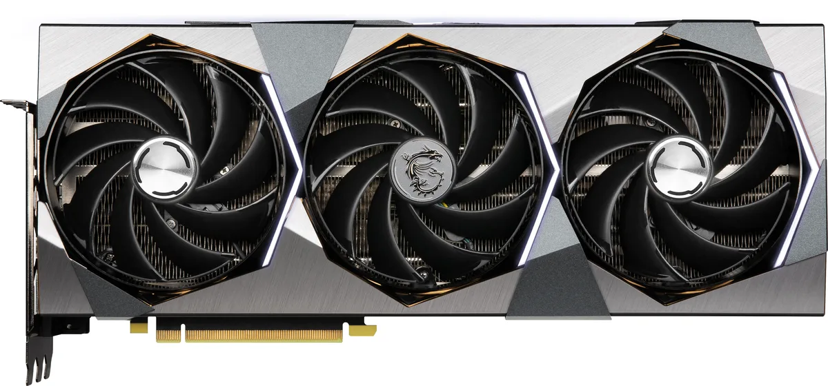 MSI MSI RTX 4070 Ti SUPRIM X 12G graphics card — product photo