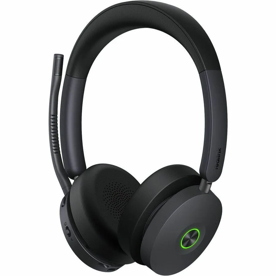 Yealink WH68 wireless headset with base station and carrying case