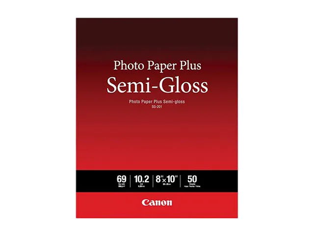 Canon Canon 1686B062 SG-201 Semi-Gloss Photo Paper 8x10 50 Sheets — product photo