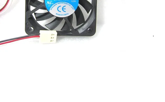 SXDOOL SXDOOL DF126010BL 60mm 10mm 12V 3-pin ball bearing case fan — product photo