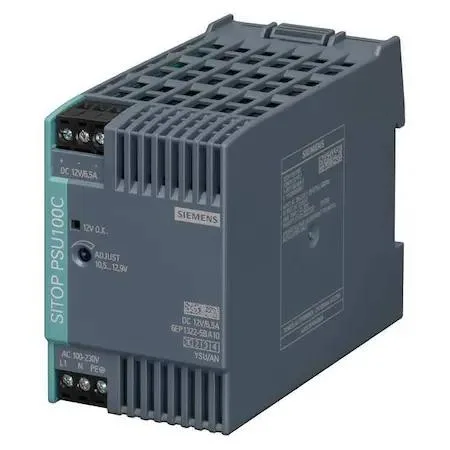 Siemens 6EP13225BA10 12VDC 6.5A power supply, 52mm wide, new condition