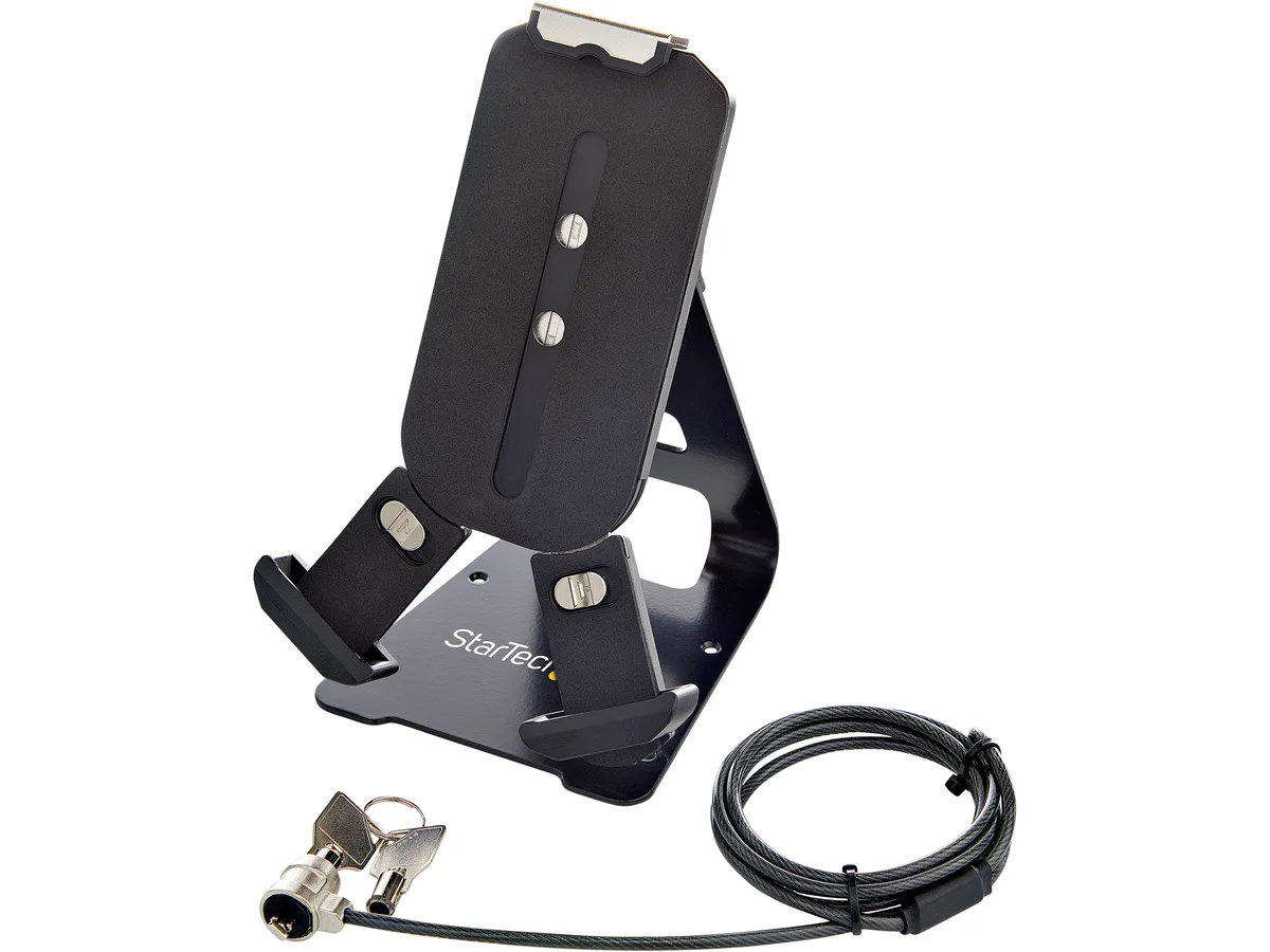 STARTECH STARTECH SECTBLTDT Tablet Security Lock 7.9-13" 180° tilt 360° rotation 6 ft K-Slot cable lock — product photo