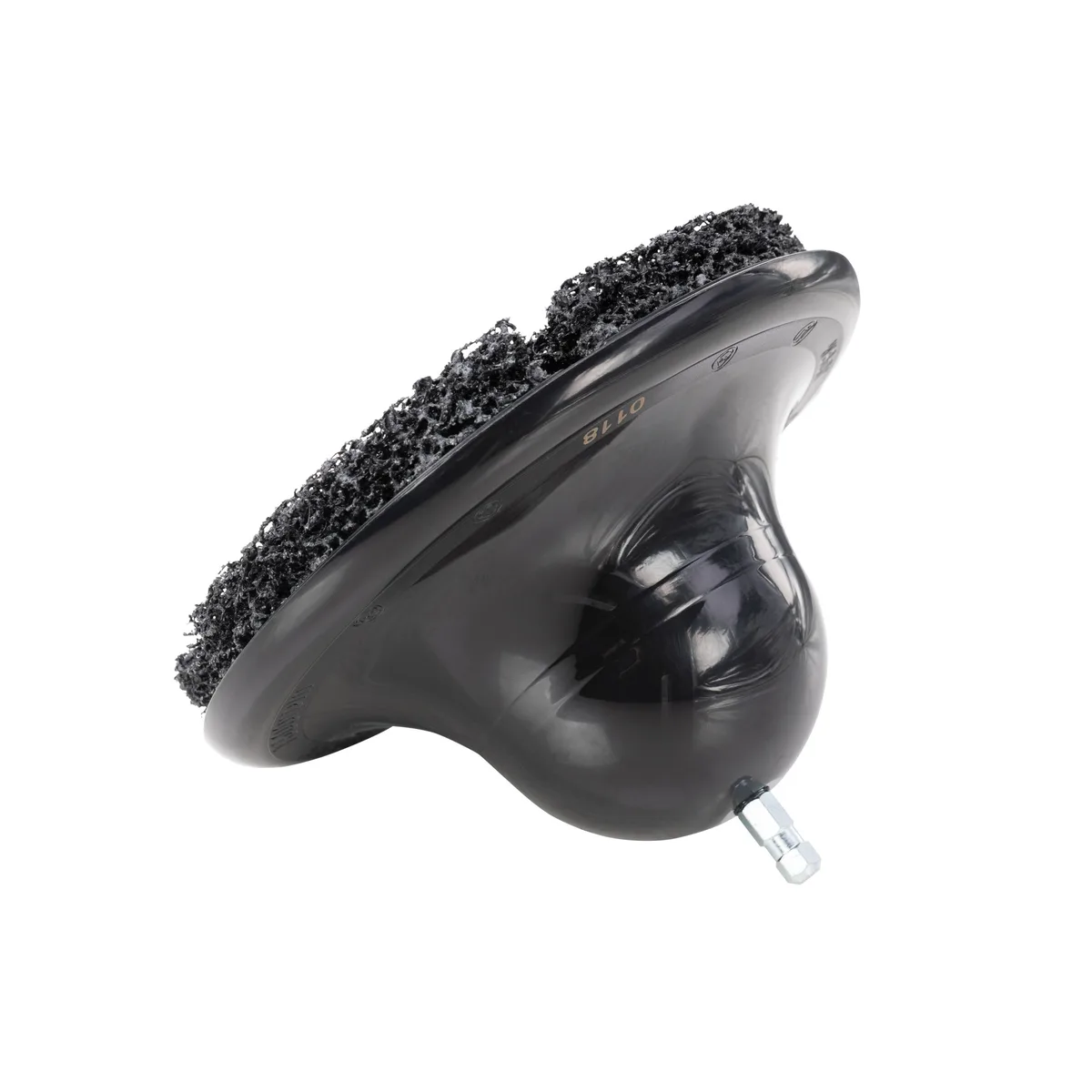 6-inch donut-shaped hub polisher kit with hex shank