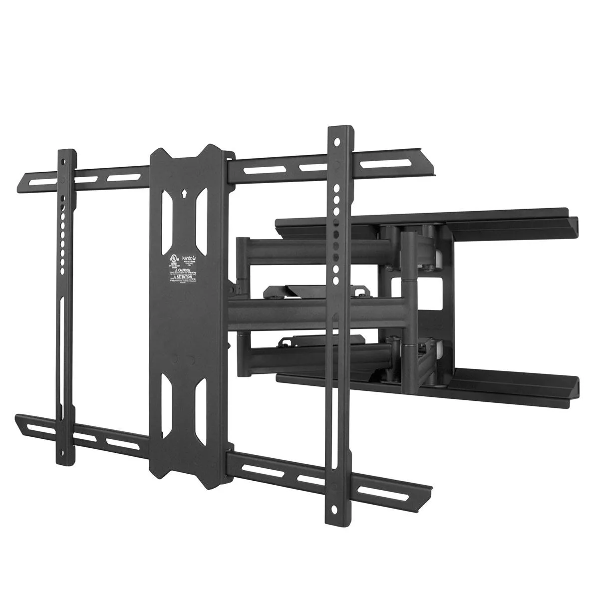 Kanto Kanto PDX650 articulating TV mount 37-75 in 125 lbs black — product photo