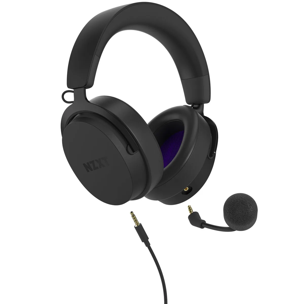 NZXT NZXT Relay Wired Gaming Headset 40 mm Black — product photo