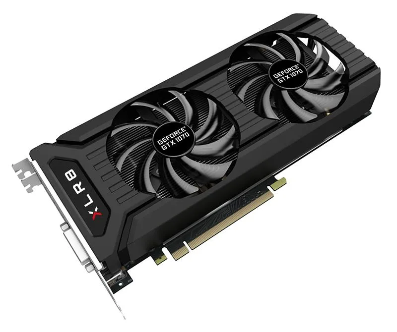 PNY Technologies, Inc. PNY GeForce GTX 1070 8GB XLR8 OC Dual Fan graphics card — product photo