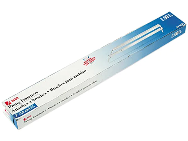 ACCO ACCO 70723 Two-Piece Paper File Fasteners 50/Box — product photo