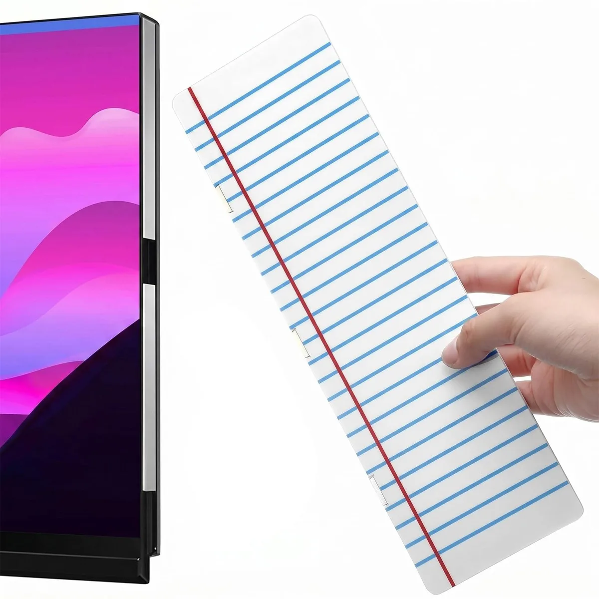  Marspark EN-Marspark-5918 Magnetic Monitor Memo Board 11.42 x 3.54 in — product photo