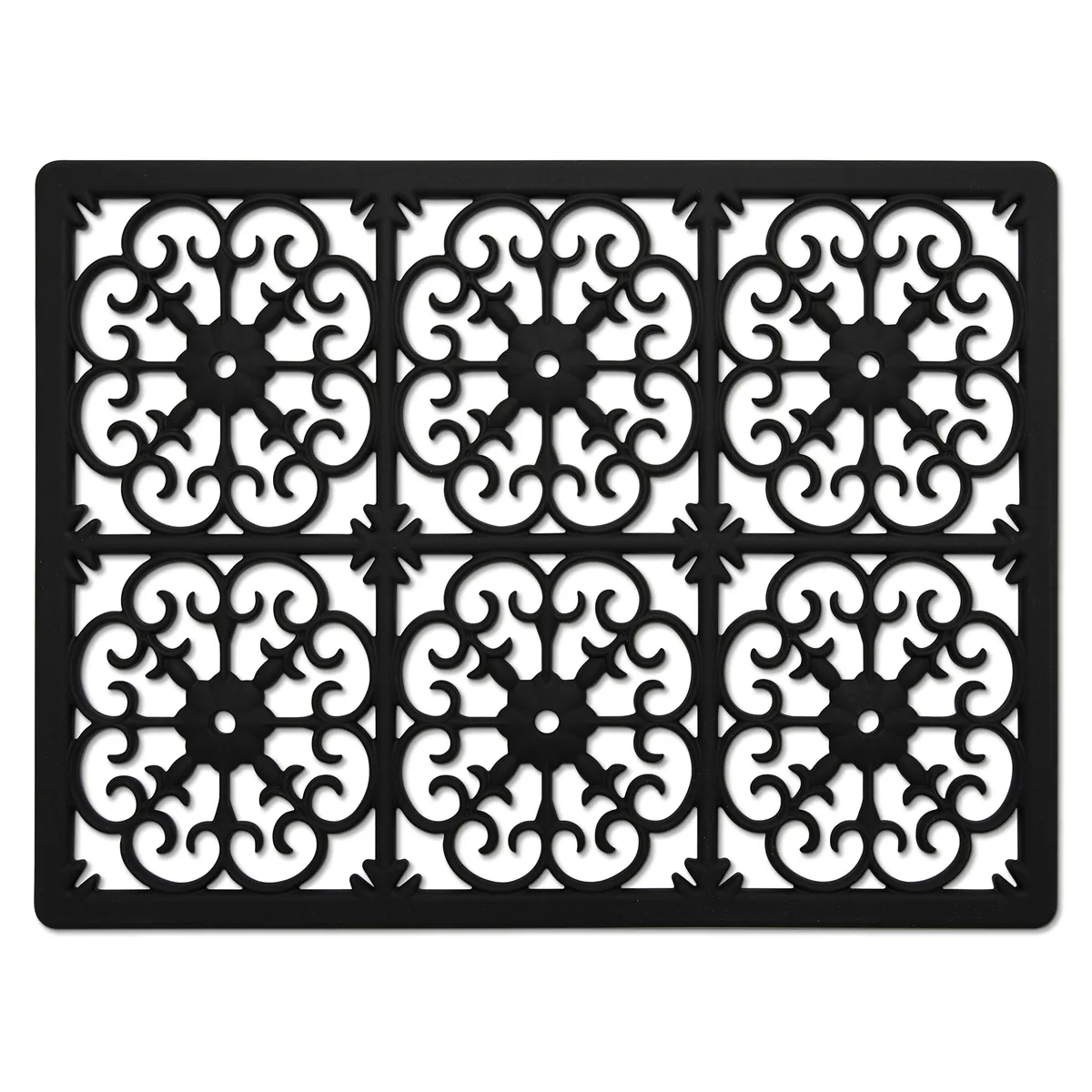 GASARÉ Silicone Trivet 16 x 12 Inches Black — product photo