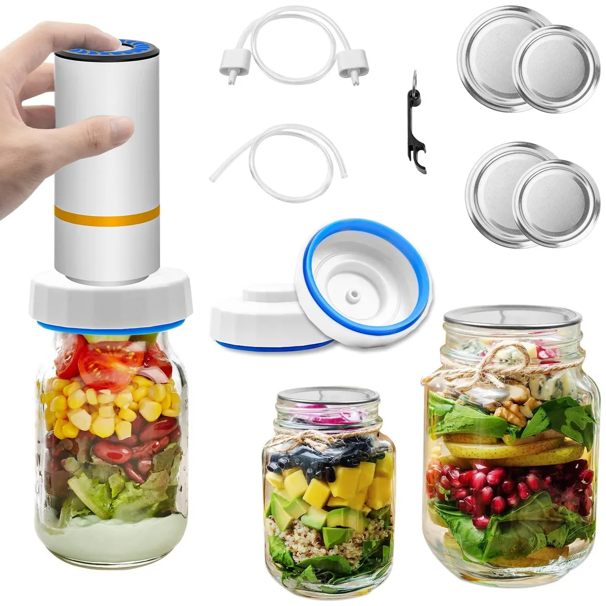  Upmely Electric Mason Jar Vacuum Sealer Kit — product photo