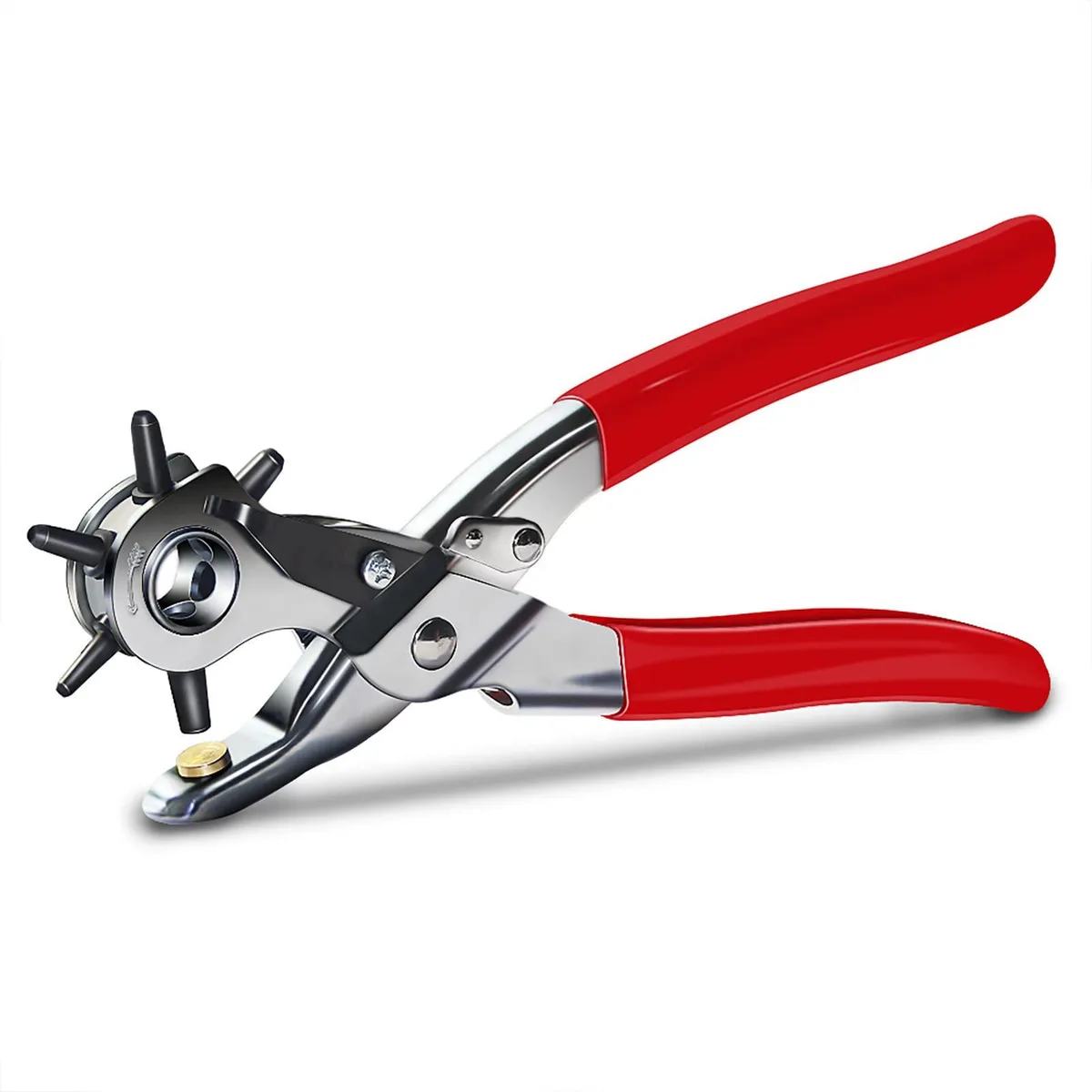  NEU MASTER Heavy Duty Leather Hole Puncher 6 Sizes 2.0 2.4 2.8 3.2 4.0 4.8 mm — product photo