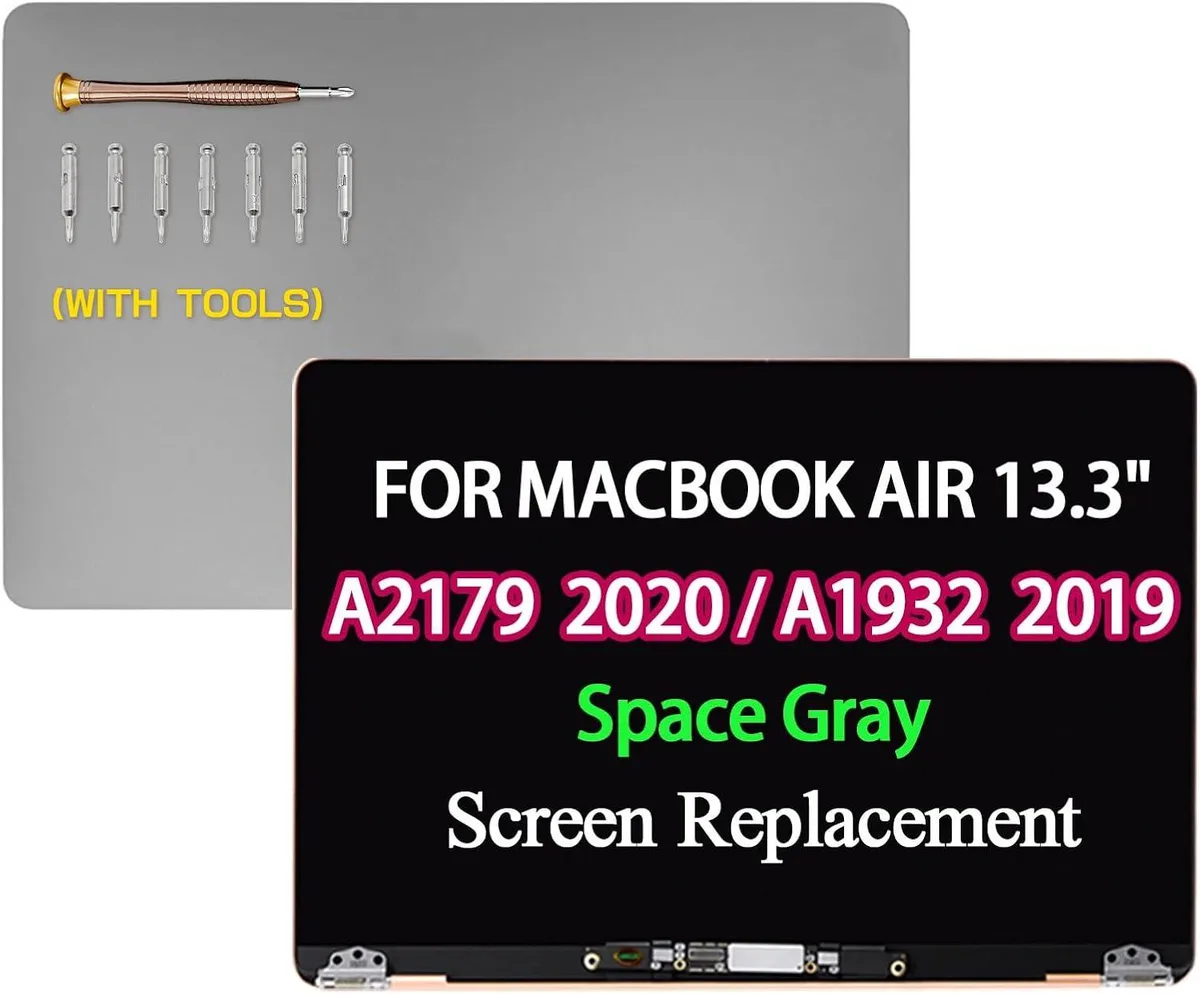 NUOLAISUN NUOLAISUN 13.3" MacBook Air Retina 2020 A2179 EMC 3302 Space Grey laptop screen — product photo