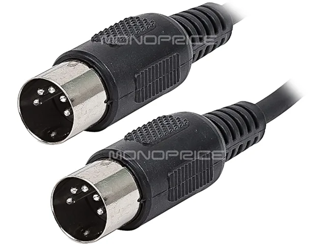 Monoprice Inc. Monoprice 108534 MIDI Cable 15 ft Black — product photo