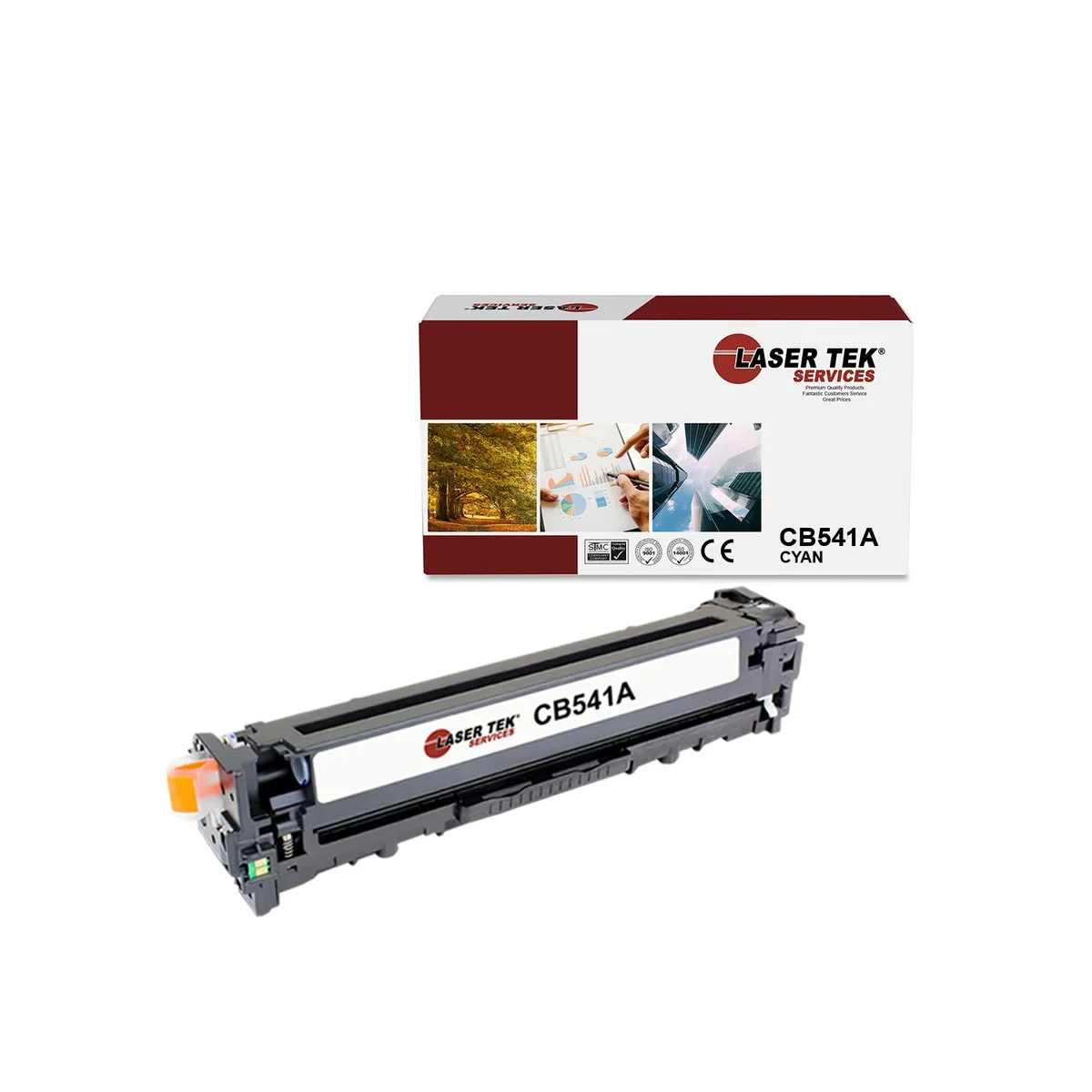 Laser Tek Services Laser Tek Services 125A Cyan Toner Cartridge CB541A — product photo