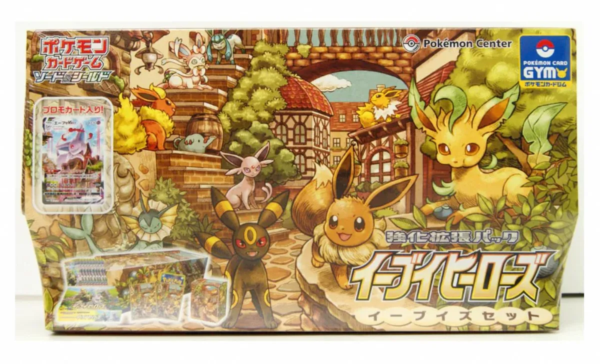 Pokemon Pokemon Eevee Heroes Japanese Collection Box 60 packs 64 sleeves — product photo