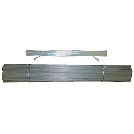 Bundle of 1000 silver galvanized wire ties 1ft long