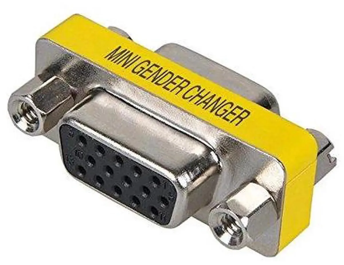 SMUGDESK SMUGDESK VGA SVGA 15Pin Female to Female Gender Changer Adapter — product photo