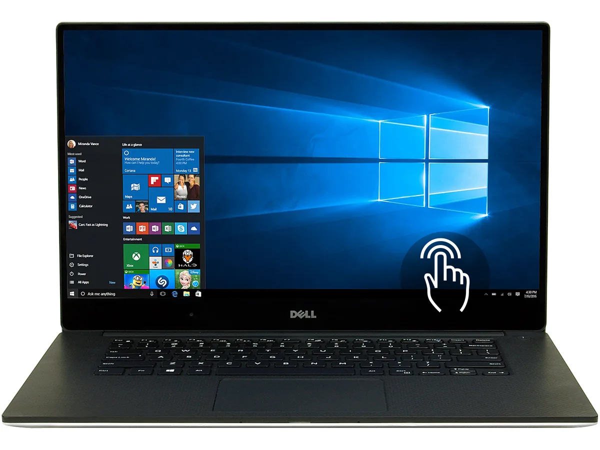 DELL DELL NE5-31720 Precision 5510 i7-6820HQ 2.7GHz 16GB 512GB 15.6" UHD Touch Win10 refurbished — product photo