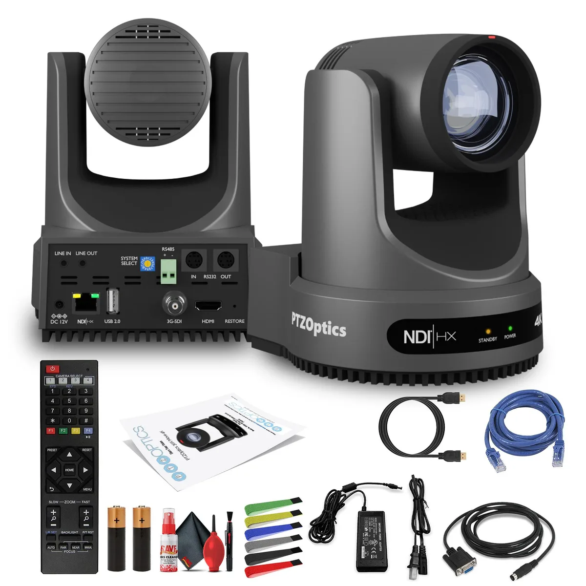 PTZOptics PTZOptics Move 4K 12x PTZ network camera Gray — product photo