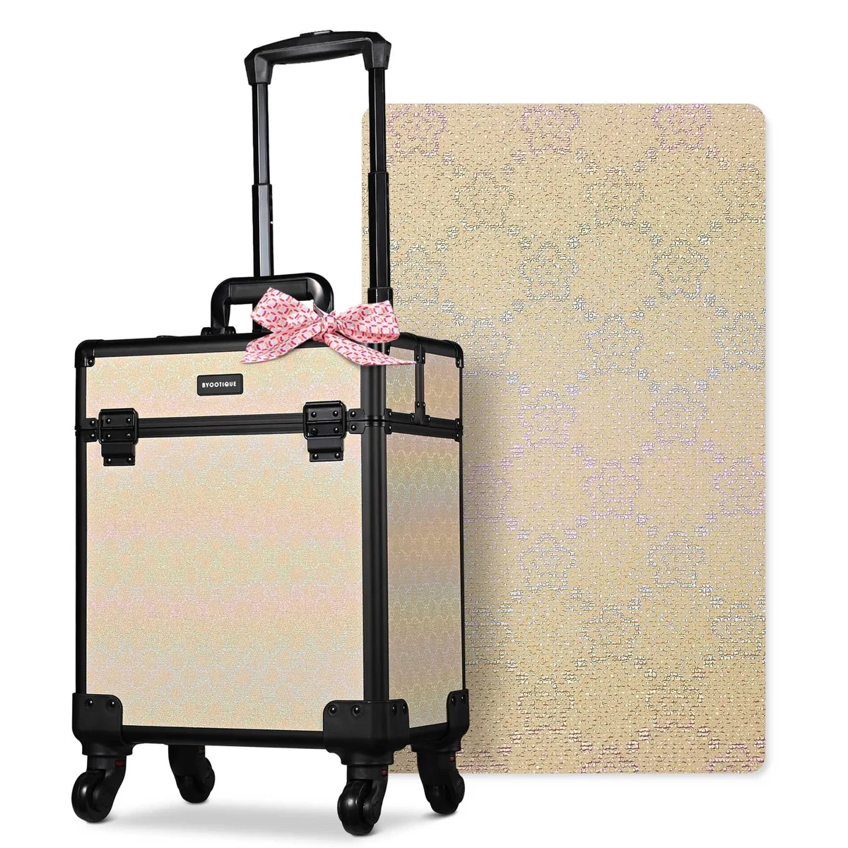 Byootique Byootique 12MKC028-SIMPLEM-FMN10-1 Medium Luggage ForgetMeNot Apricot — product photo