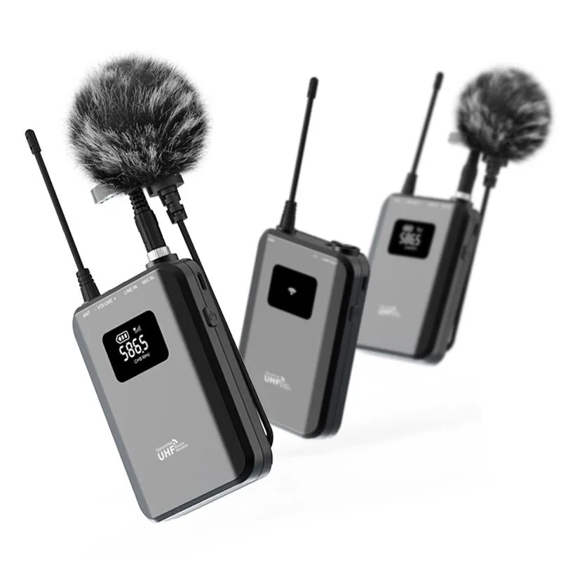 BONAEVER BONAEVER UHF Wireless Lavalier Microphone System 2 TX 1 RX 50 m 10 h — product photo