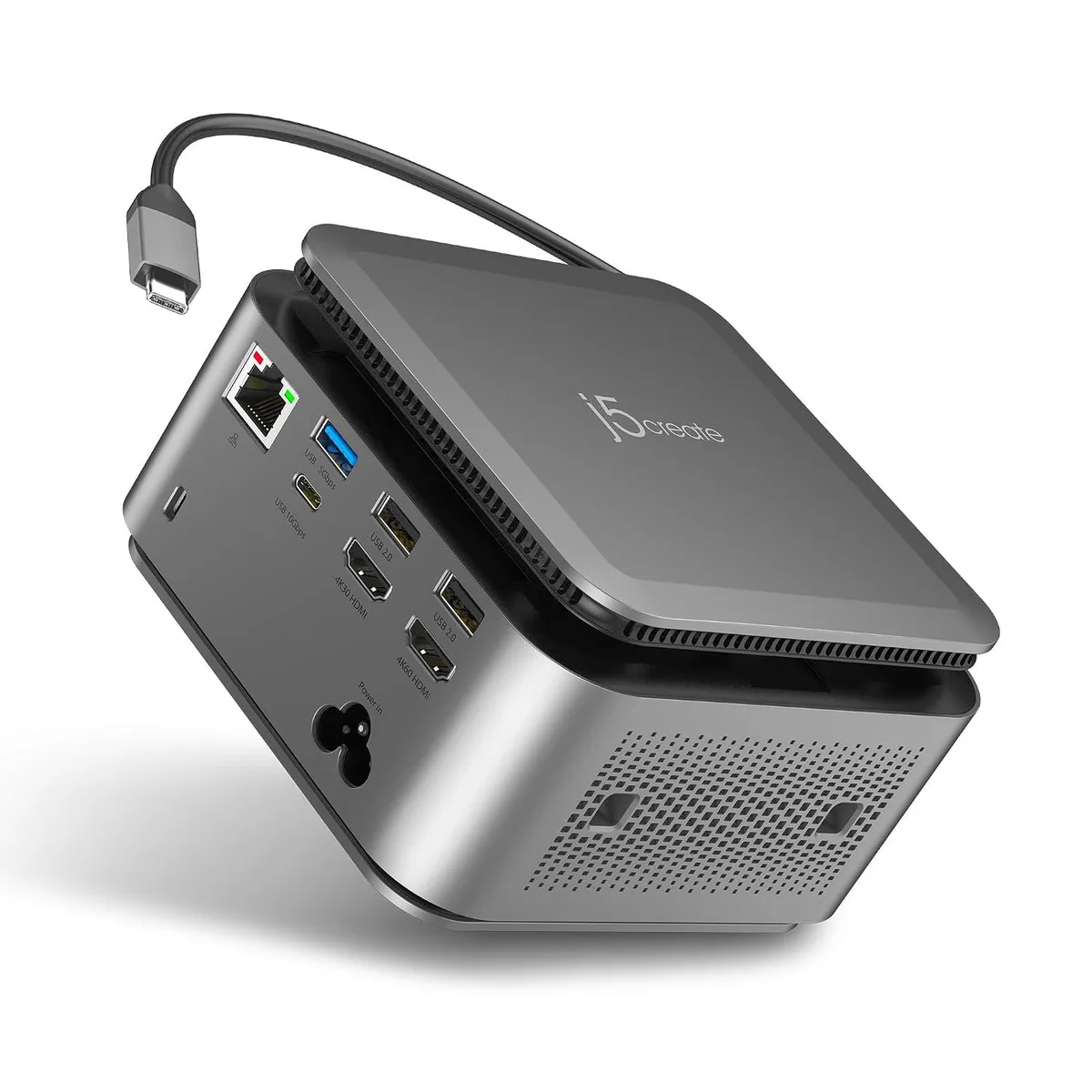 LORDWORLD LORDWORLD JCDP4140 docking station 14 port dual 4K 100W PD 10Gbps — product photo