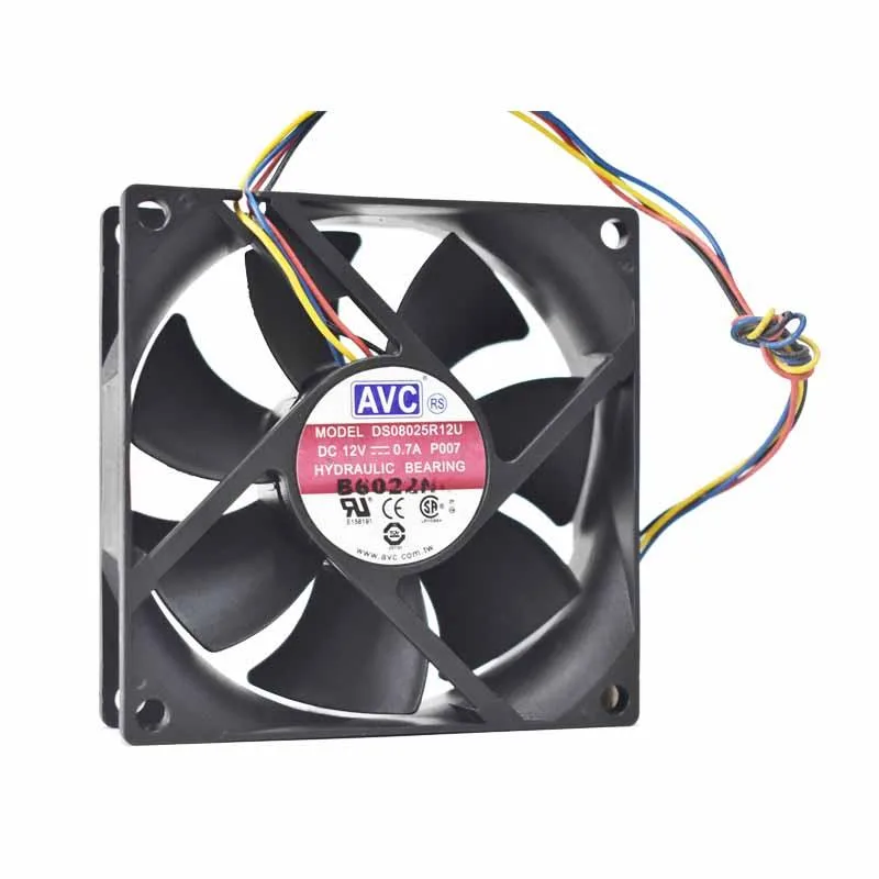 Fans Fans DS08025R12U-011Particularly 80x25mm 12V .7A 5000rpm case fan — product photo