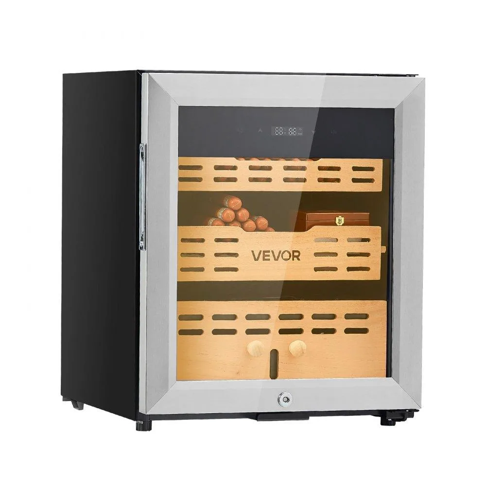 VEVOR VEVOR Electric Humidor CM-50D 50L 300 Count Compressor Cooling Spanish Cedar 2 Layers — product photo