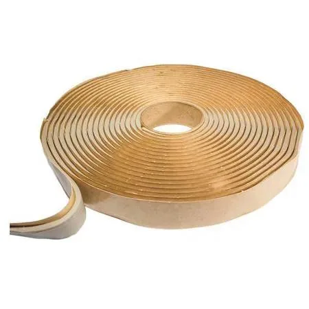 Two white rolls of self-fusing butyl tape