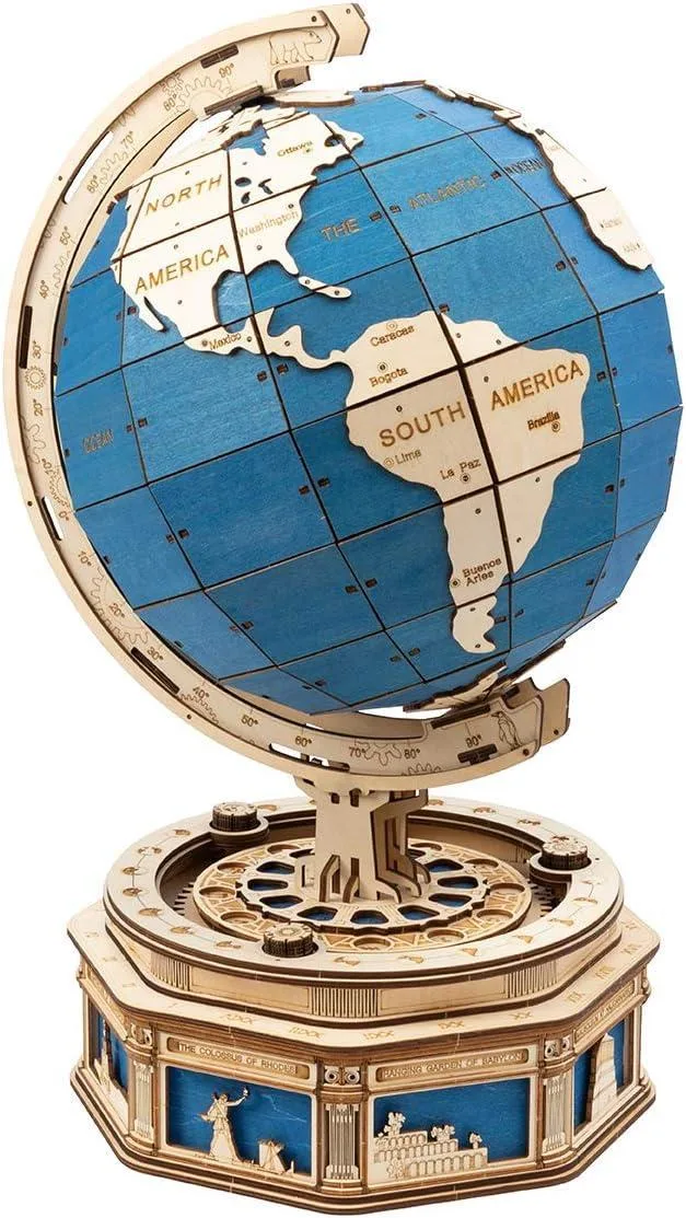 ROKR ROKR 3D Wooden Puzzle World Globe 567 pcs STEM Toy — product photo