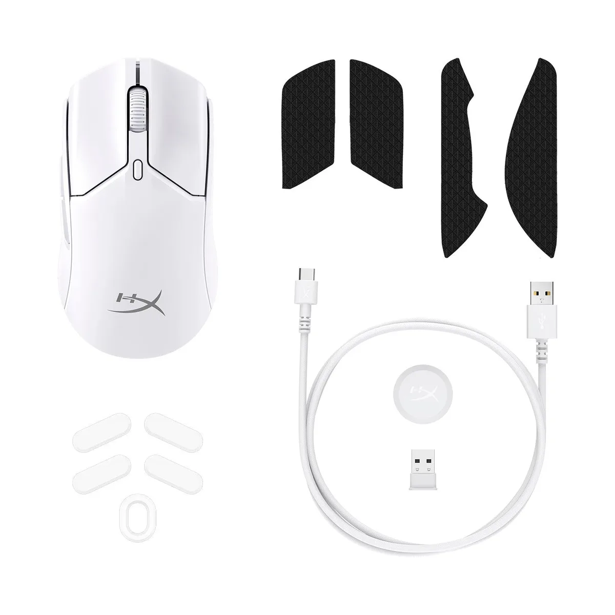 HyperX HyperX Pulsefire Haste 2 Mini Wireless Gaming Mouse White 59g 26000 DPI 100h Dual Wireless — product photo