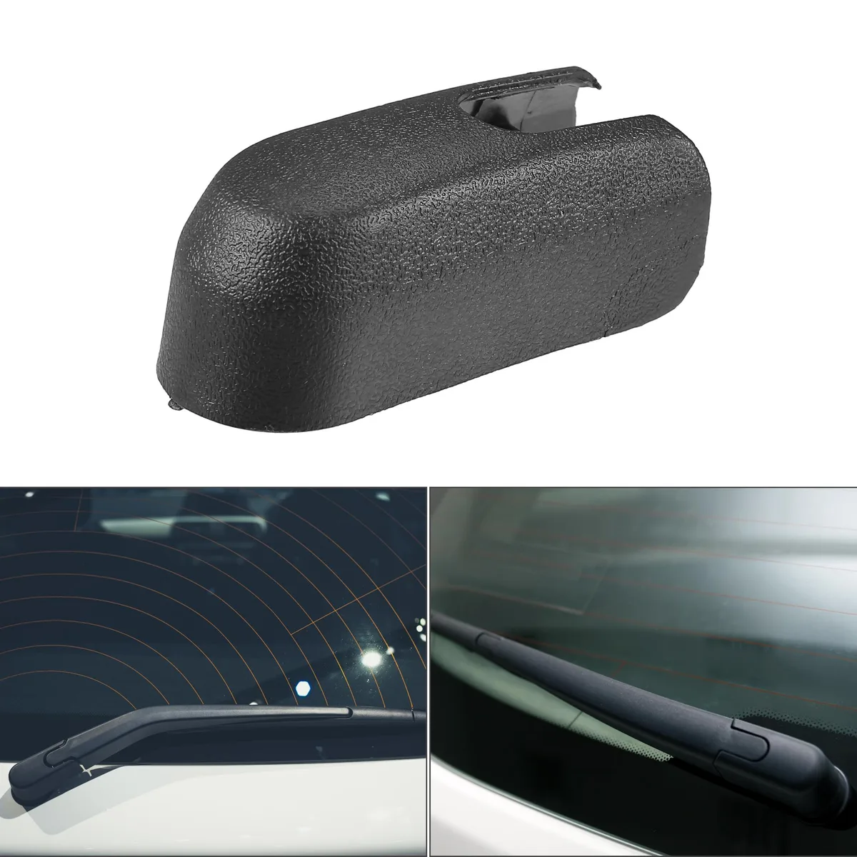 Unique-Bargains Unique-Bargains Rear Wiper Arm Nut Cover Cap for Hyundai Accent 2011-2015 Black — product photo