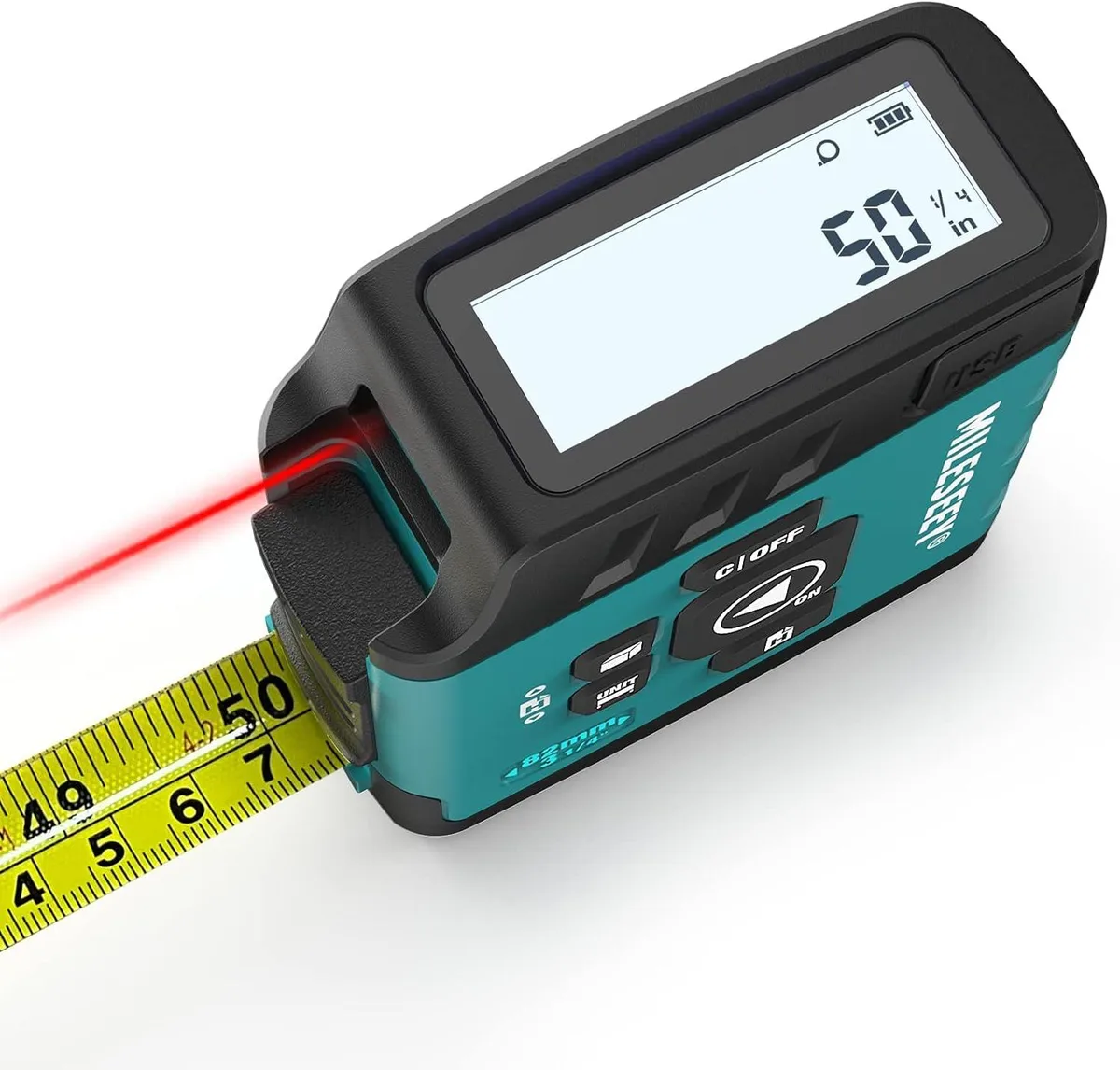 WUQ WUQ DT20 3-in-1 Laser Tape Measure 130FT 16FT measurement tool — product photo