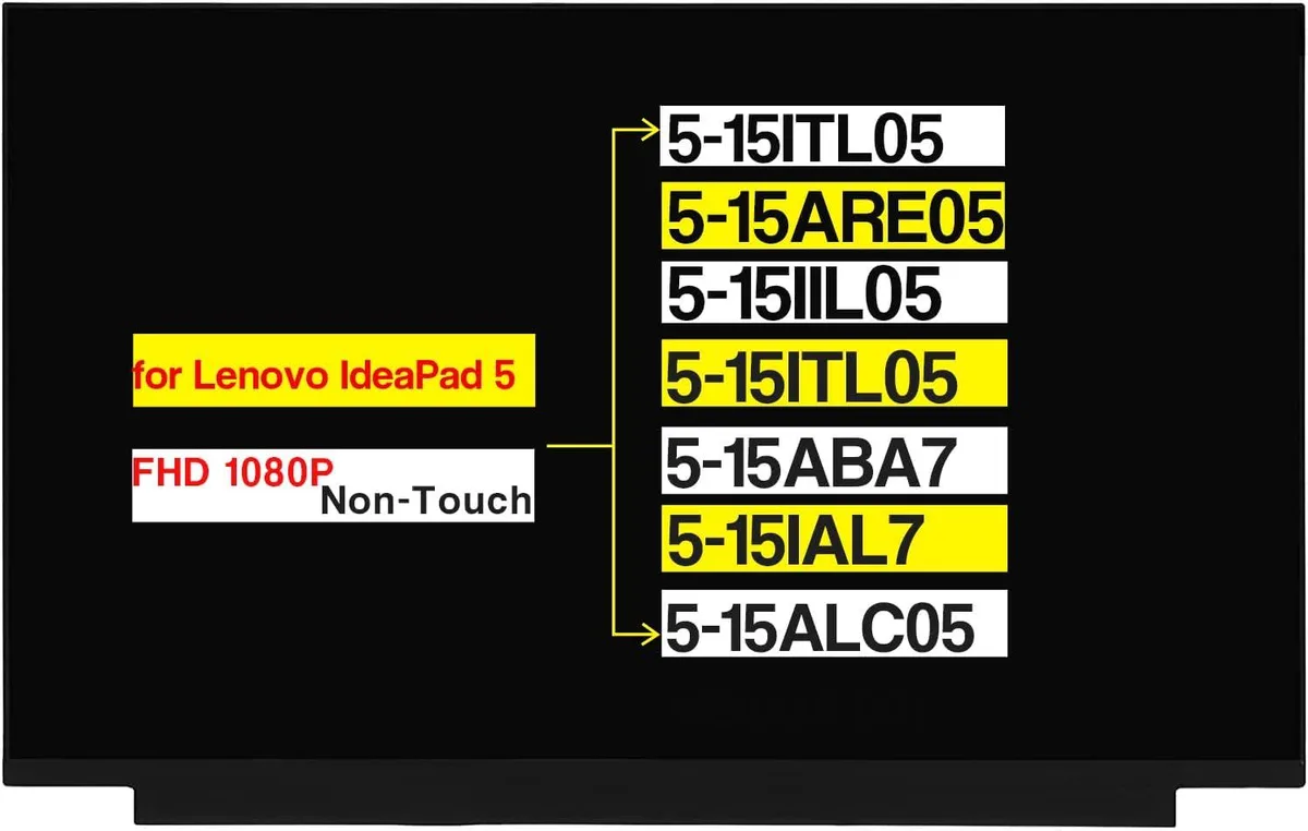 NUOLAISUN NUOLAISUN 15.6" FHD 1920×1080 30-Pin Non-Touch Laptop Screen — product photo