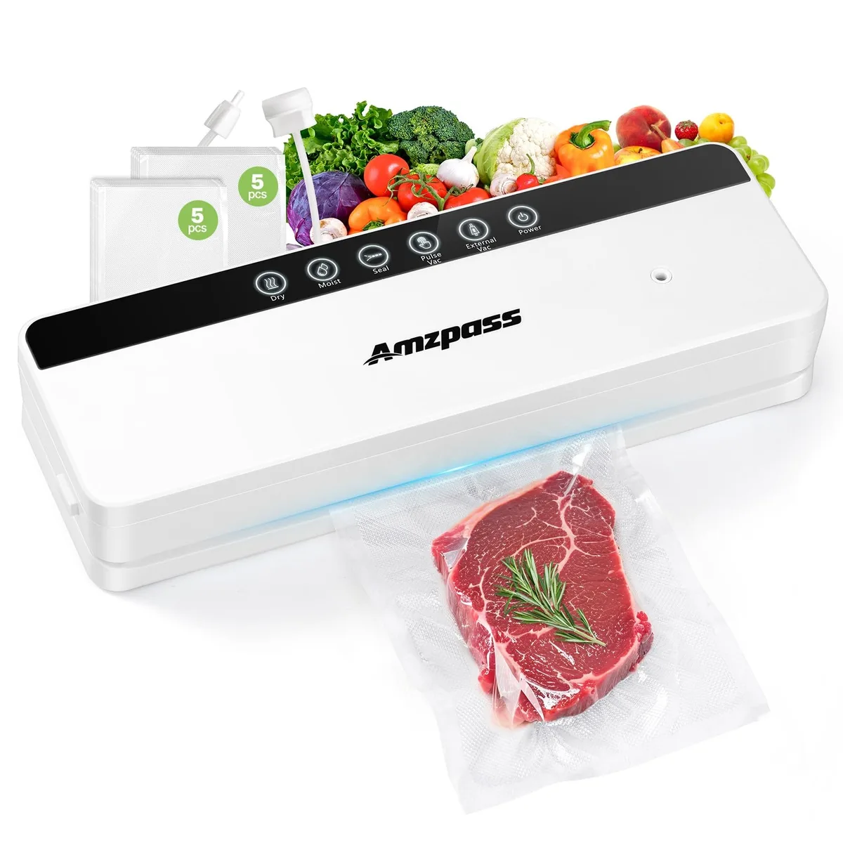  FoodSaver Amzpass Vacuum Sealer 80kPa White — product photo