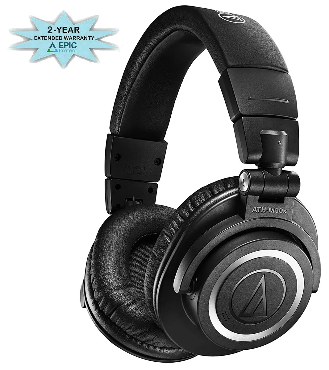 Audio-Technica Audio-Technica ATH-M50XBT2 Black Wireless Over-Ear Headphones — product photo