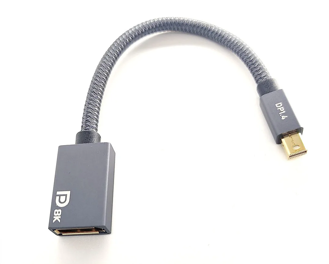 Nippon Labs Nippon Labs 20MDP-DP8K60-MF Mini DisplayPort to DisplayPort cable 0.2m 8K 4K 60Hz — product photo
