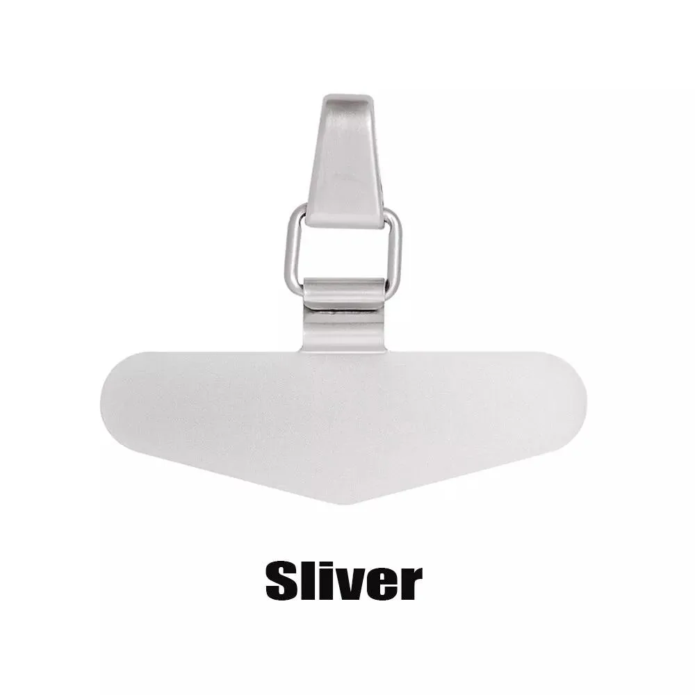 Pezin & Hulin Pezin & Hulin 2Pack Anti-lost Phone Lanyard Patch Silver — product photo