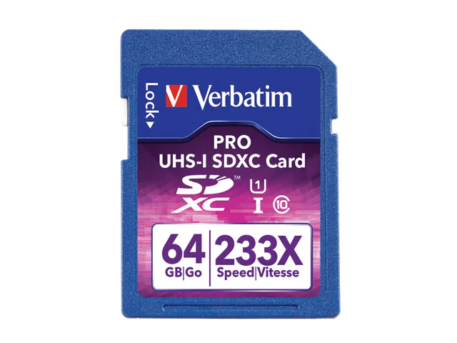 VERBATIM VERBATIM PRO 233X 64GB SDXC 97466 — product photo