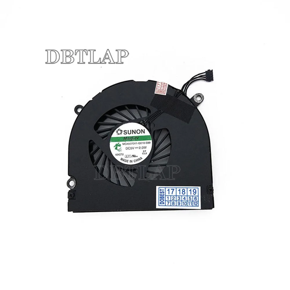 DBTLAP DBTLAP Laptop CPU Fan 15" 17" A1286 A1297 MC226 MC227 MG45070V1-Q010-S99 KSB0605HC 8L1A — product photo