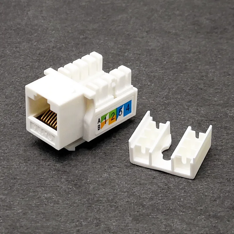 Roby Technology Co., Limited Roby Technology Co., Limited RJ45 Keystone Module M6002 Cat6 10PCS telephone accessory — product photo