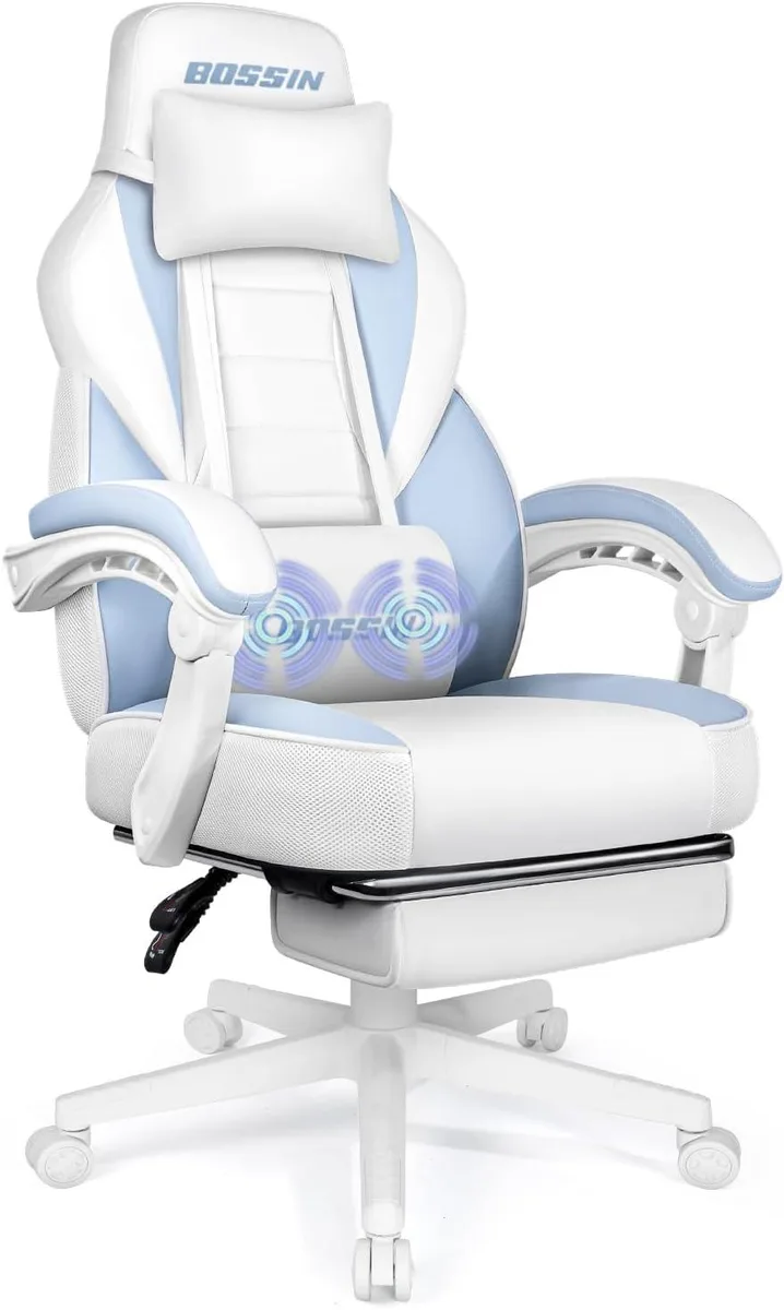 Vitesse Vitesse Gaming Chair Light Blue 400 lbs — product photo